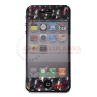 PELICULA DO VISOR IPHONE 4/4S 3D LOVE